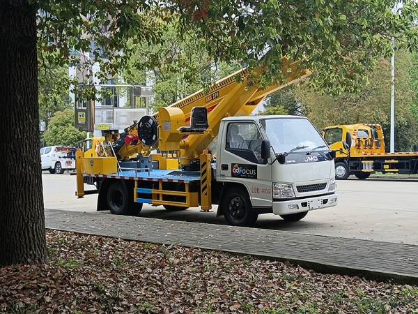 Jiangling 27m straight arm aerial work vehicle