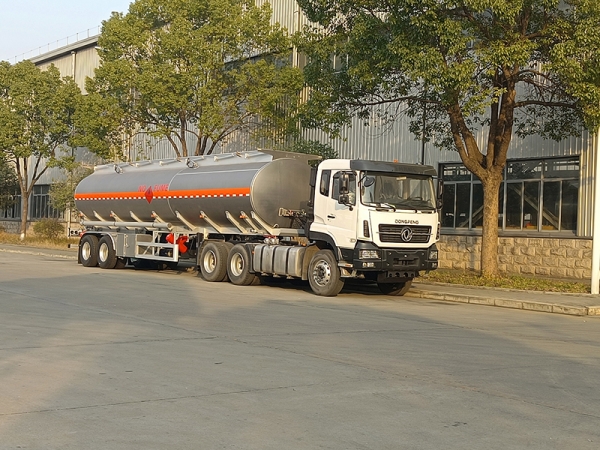 38000L aluminum alloy oil tanker semi-trailer